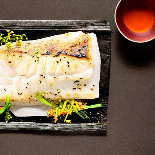 Asian Style Halibut In Parchment
