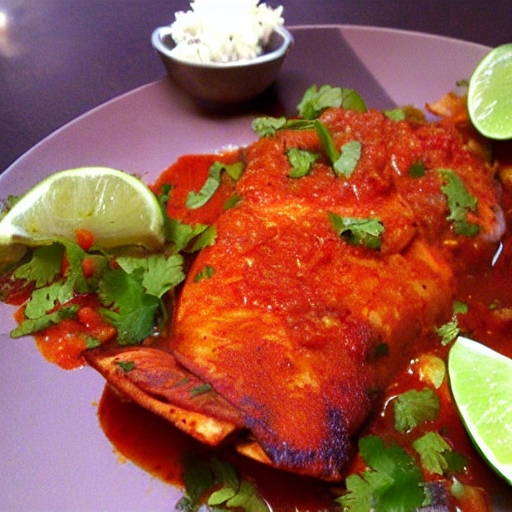 a plate of Red Snapper Veracruz Style